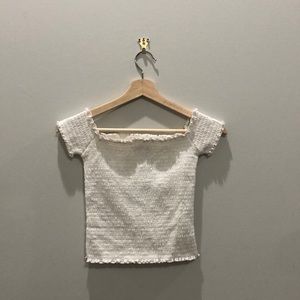 hollister off the shoulder top